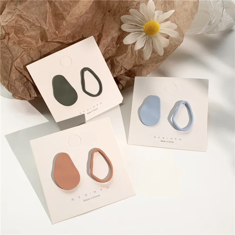 The New 2020 Mo Asymmetric Morandi Frosted Surface Color Restoring Ancient Ways Stud Earrings Small Pure And Fresh And Earrings
The New 2020 Mo Asymmetric Morandi Frosted Surface Color Restoring Ancient Ways Stud Earrings Small Pure And Fresh And Earrings