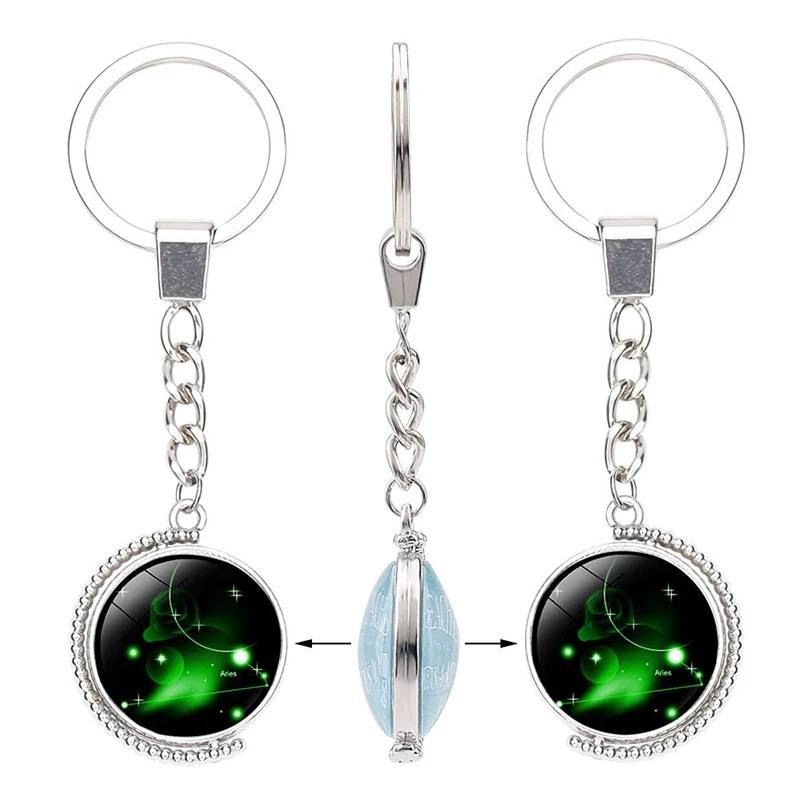 12 Constellation Zodiac Sign Keychain Leo Virgo Libra Scorpio Sagittarius Rotable Pendant Double Face Keyring Key Holder
12 Constellation Zodiac Sign Keychain Leo Virgo Libra Scorpio Sagittarius Rotable Pendant Double Face Keyring Key Holder