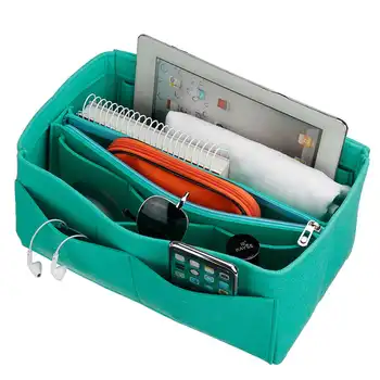 Women Portable Cosmetic Bag Felt Cloth Insert Bag Makeup Organizer Multi-functional Purse Travel Storage Organizer Handbag
Women Portable Cosmetic Bag Felt Cloth Insert Bag Makeup Organizer Multi-functional Purse Travel Storage Organizer Handbag