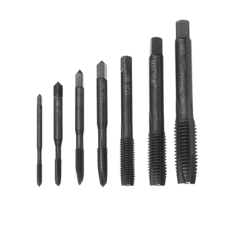 7pcs M3-M12 HSS Nitriding Coated Screw Thread Tap Set Machine Thread Tap Drill 
7pcs M3-M12 HSS Nitriding Coated Screw Thread Tap Set Machine Thread Tap Drill