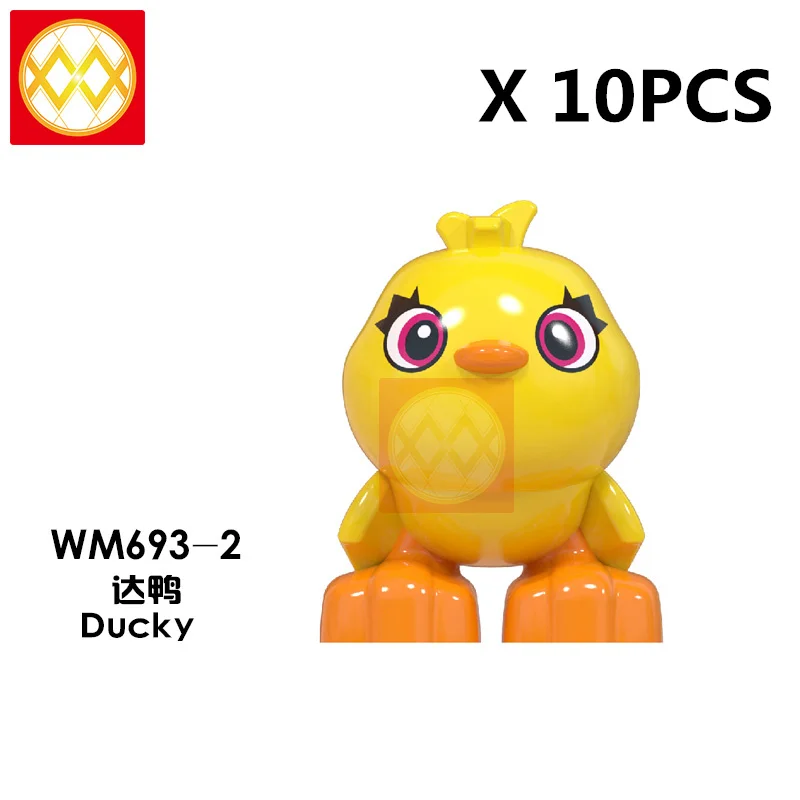 Ducky WM693-2 Toy Story Buzz Lightyear Alien Rick And Morty Stitch Mario E.T Boy Stripe Gizmo Building Blocks Toys for Children
Ducky WM693-2 Toy Story Buzz Lightyear Alien Rick And Morty Stitch Mario E.T Boy Stripe Gizmo Building Blocks Toys for Children