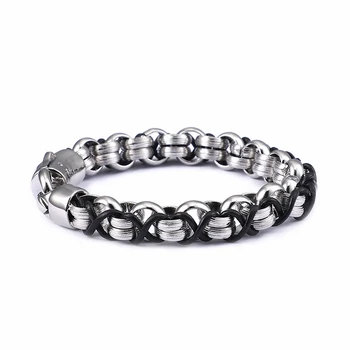 High Quality 316 Stainless Steel Link Chain Bracelets For Men 21.5cm Vintage Chain & Leather Mixed Style Bracelets Jewelry
High Quality 316 Stainless Steel Link Chain Bracelets For Men 21.5cm Vintage Chain & Leather Mixed Style Bracelets Jewelry