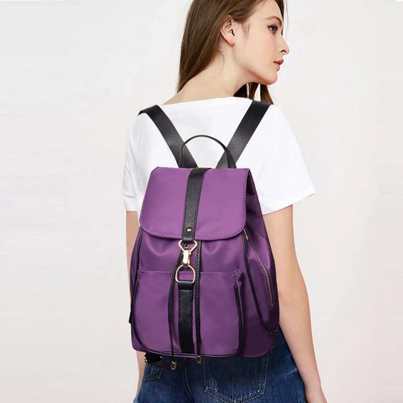 13L Oxford Women Backpacks 2020 Fashion Travel Backpack Women Teens School Bags for Teenage Girls Black Purple Blue Femme Solid 
13L Oxford Women Backpacks 2020 Fashion Travel Backpack Women Teens School Bags for Teenage Girls Black Purple Blue Femme Solid