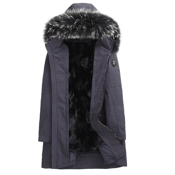 Real Fur Coat Men's Winter Jacket Real Fox Fur Liner Parka Men Raccoon Fur Collar Warm Jackets Plus Size F-B78049-YG MY1782
Real Fur Coat Men's Winter Jacket Real Fox Fur Liner Parka Men Raccoon Fur Collar Warm Jackets Plus Size F-B78049-YG MY1782