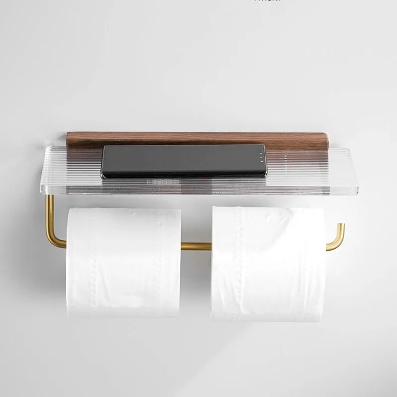 Acrylic Bathroom Paper Towel Holder Wood Multi-Functional Toilet Roll Towel Rack Phone Rack Bathroom Accessories
Acrylic Bathroom Paper Towel Holder Wood Multi-Functional Toilet Roll Towel Rack Phone Rack Bathroom Accessories