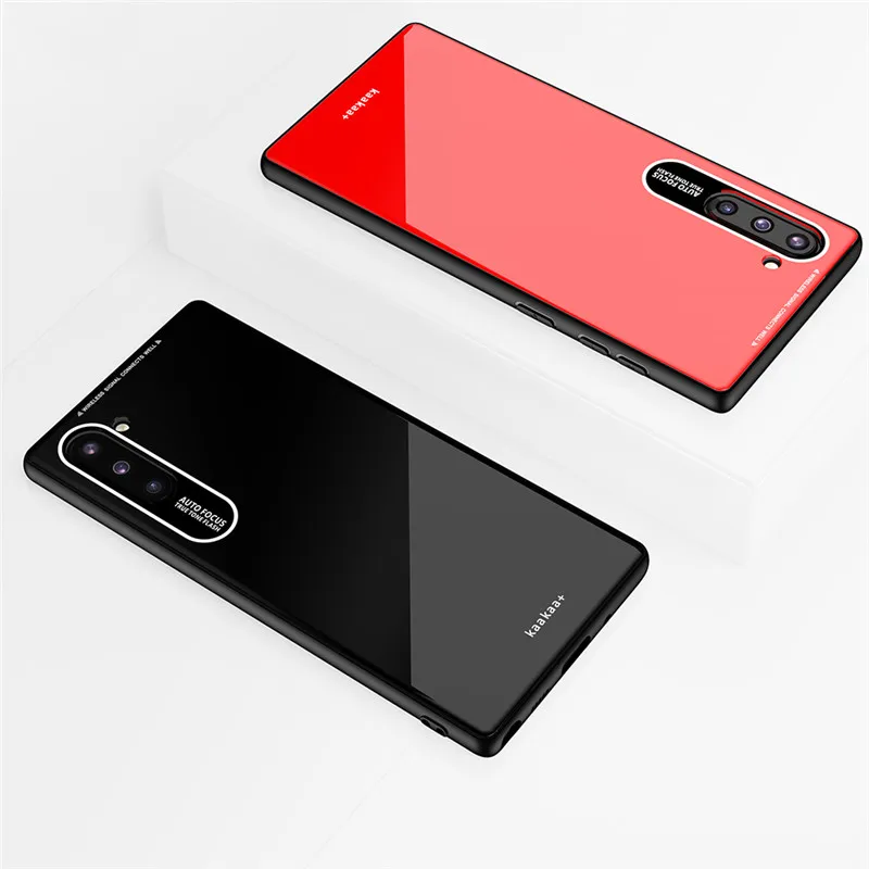 Luxury Glass Case For Samsung Galaxy Note 10 / Note 10 plus Soft Silicone Bumper Full Protective Cover For Note10 pro Hard Coque
Luxury Glass Case For Samsung Galaxy Note 10 / Note 10 plus Soft Silicone Bumper Full Protective Cover For Note10 pro Hard Coque