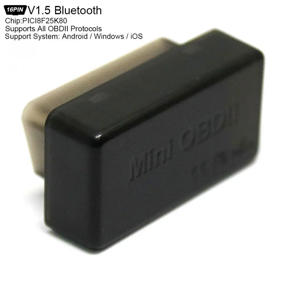 Super V1.5 PICI8F25K80 Mini Bluetooth 4.0 Scanner Wireless Interface Auto Code Readers Diagnostic Tool OBDII Protocols
Super V1.5 PICI8F25K80 Mini Bluetooth 4.0 Scanner Wireless Interface Auto Code Readers Diagnostic Tool OBDII Protocols
