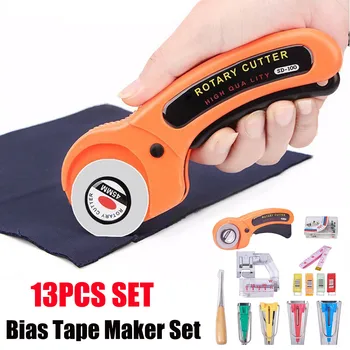 45mm Rotary Cutter Set Tape Marker Fabric Cutter Circular Blade Leather Cutting Tool DIY Patchwork Leathercraft Sewing Quilting
45mm Rotary Cutter Set Tape Marker Fabric Cutter Circular Blade Leather Cutting Tool DIY Patchwork Leathercraft Sewing Quilting