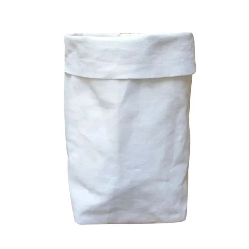 Washable kraft paper bag plant flower pot multifunctional portable simple home garden storage bag save space reuse