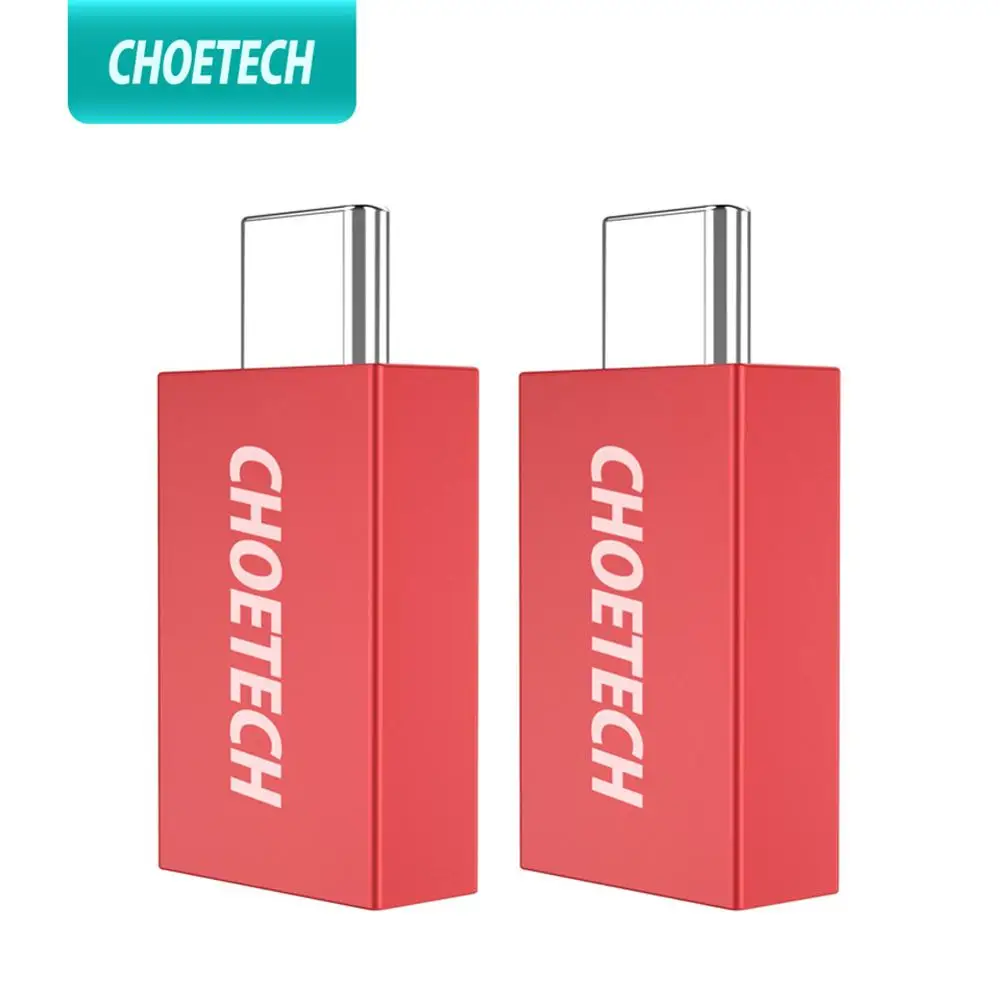 Фото Переходник CHOETECH Type C OTG USB в c конвертер для планшетов портативный 2 - купить