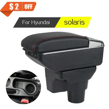 Armrest Box for Hyundai Solaris 2 Accent Car Center Console Storage Container Double Layer Raised with USB Charging Ports
Armrest Box for Hyundai Solaris 2 Accent Car Center Console Storage Container Double Layer Raised with USB Charging Ports