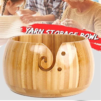 Dustproof Natural Wooden Wool Yarn Storage Bowl Crochet Knitting Needle Storage Holder Knitting Supplies Organizer
Dustproof Natural Wooden Wool Yarn Storage Bowl Crochet Knitting Needle Storage Holder Knitting Supplies Organizer