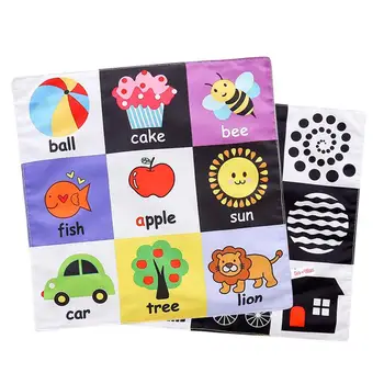 Infant's Early Education Toys Nine-rectangle-grid Sounding Paper Tear-resistant Cloth Book Educational Reading Matter For Kids
Infant's Early Education Toys Nine-rectangle-grid Sounding Paper Tear-resistant Cloth Book Educational Reading Matter For Kids