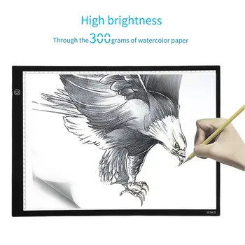 Ultra-thin A3/A4 Light Box 3-level Stepless Dimming USB Port LED Indicator Memory Function Eye-protecting Tracing Light Pad
Ultra-thin A3/A4 Light Box 3-level Stepless Dimming USB Port LED Indicator Memory Function Eye-protecting Tracing Light Pad