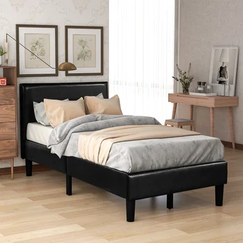 Software Platform Bed Frame With Nail Head Decorative Headboard And Wooden Board - Fast Shipping
Software Platform Bed Frame With Nail Head Decorative Headboard And Wooden Board - Fast Shipping