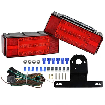 Submersible Rectangular Trailer Light Kit Low Profile LED Trailer Light Stop Tail Turn Signal Running Lights for Truck Marine RV
Submersible Rectangular Trailer Light Kit Low Profile LED Trailer Light Stop Tail Turn Signal Running Lights for Truck Marine RV