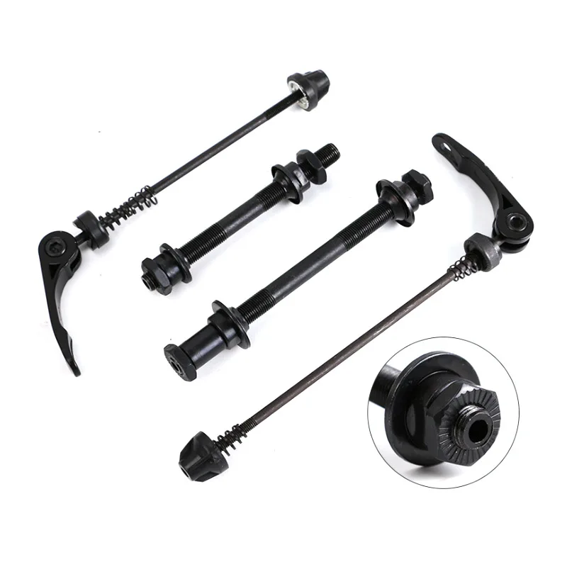 

Road Bikes Hub Hollow Axle QR Skewer Lever Set MTB Bicycle Quick Release Hub Front /Rear Axle Skin QR Tool Cycling Central Axis