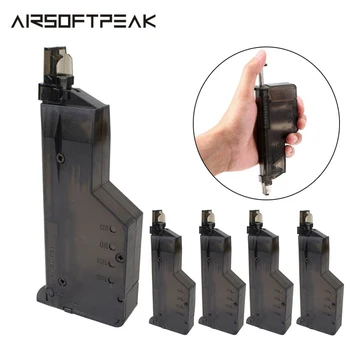 Airsoftpeak 5Pcs BB Loader 155 Rounds Large Capacity Speed Loader for Airsoft Shooting Hunting Game Strikeball Combat Magazine
Airsoftpeak 5Pcs BB Loader 155 Rounds Large Capacity Speed Loader for Airsoft Shooting Hunting Game Strikeball Combat Magazine