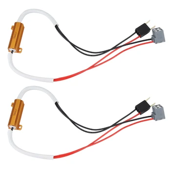2pcs LED Headlight Fog Lamp Load Resistor Decoder Anti-Flicker Flash Error Canceler For H7 Turn Signal Blink Error Code
2pcs LED Headlight Fog Lamp Load Resistor Decoder Anti-Flicker Flash Error Canceler For H7 Turn Signal Blink Error Code