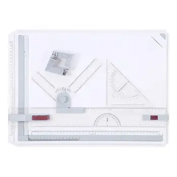 Pro A3 Drawing Board Table With Clear Rule Parallel Motion and Adjustable Angle Drawing Board with Ruler
Pro A3 Drawing Board Table With Clear Rule Parallel Motion and Adjustable Angle Drawing Board with Ruler