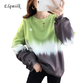 Fashion Tops 2020 Spring Rainbow Gradient Hoodies Fleece Women Sweatshirt Women Casual Loose Thick Tracksuit Pullover
Fashion Tops 2020 Spring Rainbow Gradient Hoodies Fleece Women Sweatshirt Women Casual Loose Thick Tracksuit Pullover