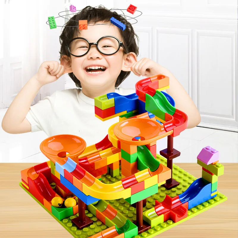 3D Construction Blocks Marble Race Run Maze Ball Track Building Blocks Plastic Funnel Slide Assemble Bricks for Kids Gifts
3D Construction Blocks Marble Race Run Maze Ball Track Building Blocks Plastic Funnel Slide Assemble Bricks for Kids Gifts