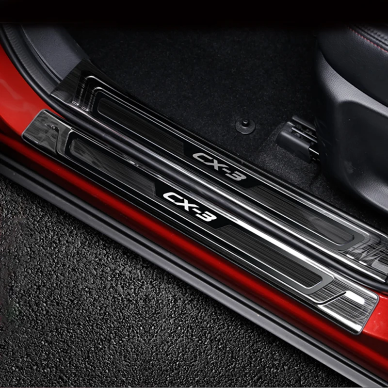 For Mazda CX3 CX-3 2016 2017 2018 Stainless Steel Scuff Plate Door Sill Welcome Pedal Protector Stickers Car Styling Accessories
For Mazda CX3 CX-3 2016 2017 2018 Stainless Steel Scuff Plate Door Sill Welcome Pedal Protector Stickers Car Styling Accessories