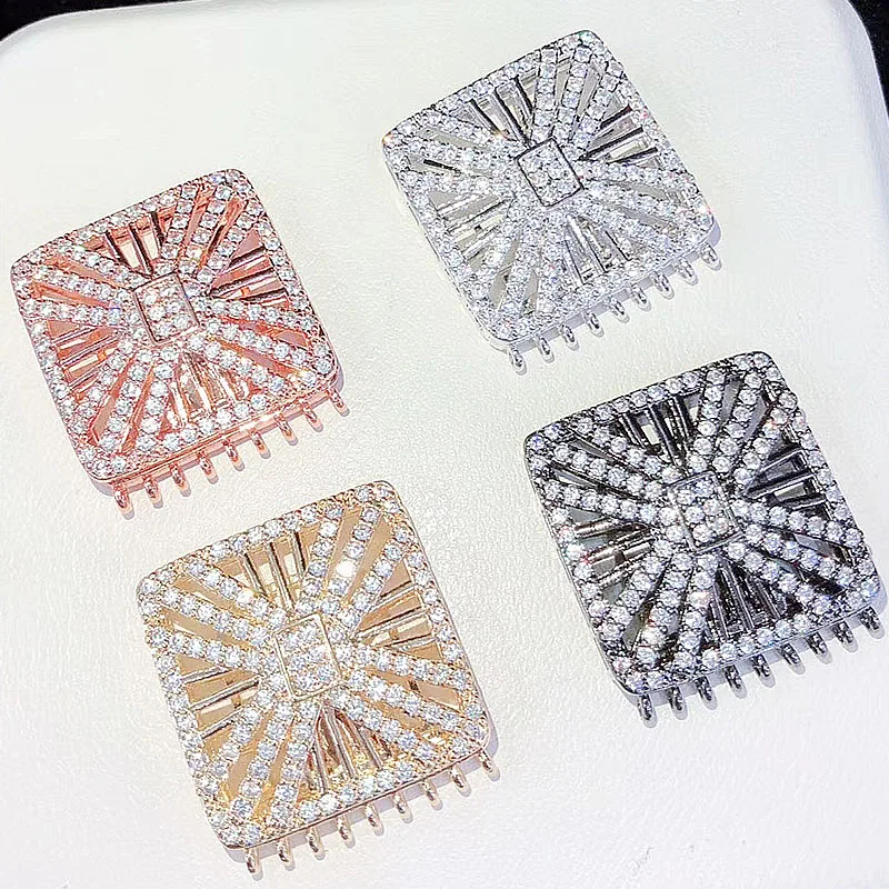 1piece square zircon Clasp for making jewelry necklace DIY Jewelry hook FPPJ wholesale DIY MORE STRINGS
1piece square zircon Clasp for making jewelry necklace DIY Jewelry hook FPPJ wholesale DIY MORE STRINGS