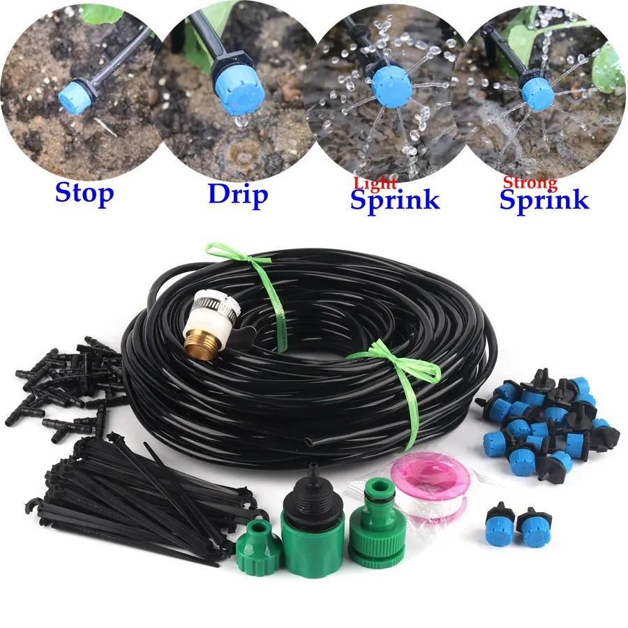 5~40M Garden Watering System Kits Micro Irrigation System DIY Micro Drip Irrigation Kits With Blue Adjustable Drippers
5~40M Garden Watering System Kits Micro Irrigation System DIY Micro Drip Irrigation Kits With Blue Adjustable Drippers