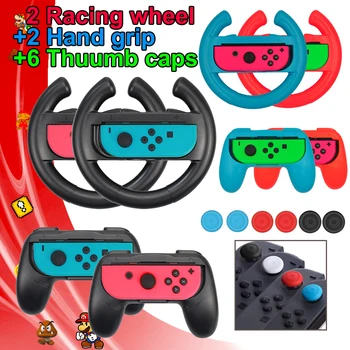 10 In 1 Nintend Switch Accessories Handle Grips Thumb Caps Racing Steering Wheel For Nintendo Switch Nintendoswitch Game Joycon
10 In 1 Nintend Switch Accessories Handle Grips Thumb Caps Racing Steering Wheel For Nintendo Switch Nintendoswitch Game Joycon