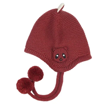 Panda Baby Earflap Hat Solid Crochet Beanie for Toddler Boy Girl Thickened Polyester Soft Warm Winter Cap with Chinstrap Stay On
Panda Baby Earflap Hat Solid Crochet Beanie for Toddler Boy Girl Thickened Polyester Soft Warm Winter Cap with Chinstrap Stay On