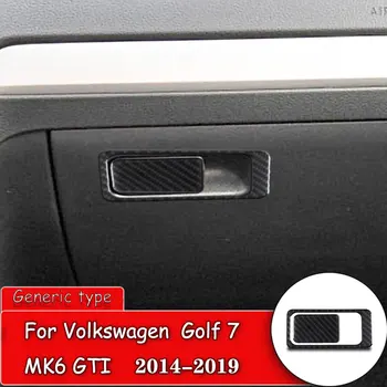 Carbon Fiber Car Interior Copilot storage box button sticker Protection Trim For Volkswagen VW Golf 7 GTI-MK7 2014-2019 
Carbon Fiber Car Interior Copilot storage box button sticker Protection Trim For Volkswagen VW Golf 7 GTI-MK7 2014-2019