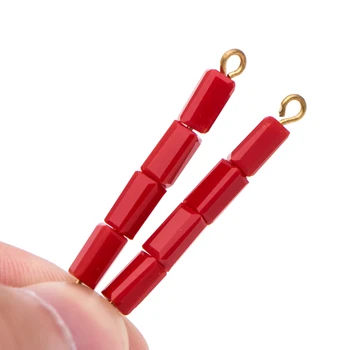 Square Tube/ Long Cube Crystal Glass Faceted Stick Beads 6mm Red (TS63-19)/ 17" strand
Square Tube/ Long Cube Crystal Glass Faceted Stick Beads 6mm Red (TS63-19)/ 17" strand