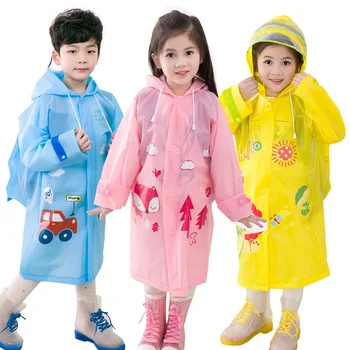 Cute Cartoon Boy GirlChildren EVA Rainwear Waterproof Windproof Poncho Baby Kindergarten Pupils Raincoat for Outdoor Tour 
Cute Cartoon Boy GirlChildren EVA Rainwear Waterproof Windproof Poncho Baby Kindergarten Pupils Raincoat for Outdoor Tour