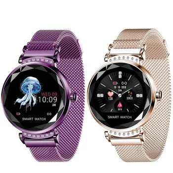 H2 Smart Watch Fashion Women Heart Rate Blood Pressure Waterproof Sleep Monitor Call Reminger 3D Diamond Glass Lady Smartwatch 
H2 Smart Watch Fashion Women Heart Rate Blood Pressure Waterproof Sleep Monitor Call Reminger 3D Diamond Glass Lady Smartwatch