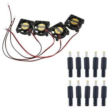 4Pcs DC12V 0.1A 4cm Cooling Fan for Computer Case CPU Cooler Radiator & 10 Pcs DC In-Line Plug Socket Jack Connector
4Pcs DC12V 0.1A 4cm Cooling Fan for Computer Case CPU Cooler Radiator & 10 Pcs DC In-Line Plug Socket Jack Connector