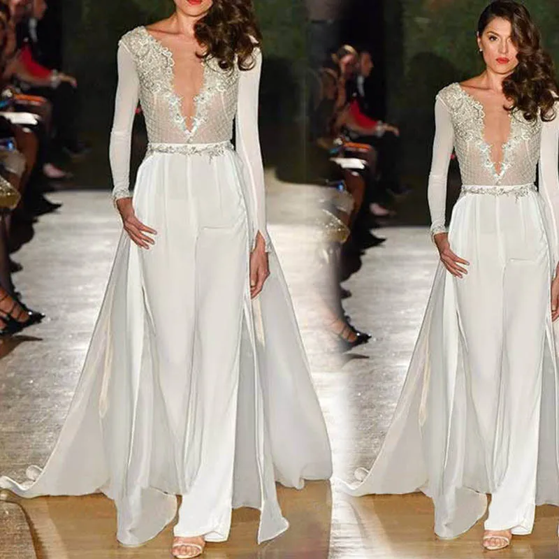 the United States in the fall of 2019 women's wish dunhuang cross-border hot style sexy long-sleeved jumpsuits deep V
the United States in the fall of 2019 women's wish dunhuang cross-border hot style sexy long-sleeved jumpsuits deep V