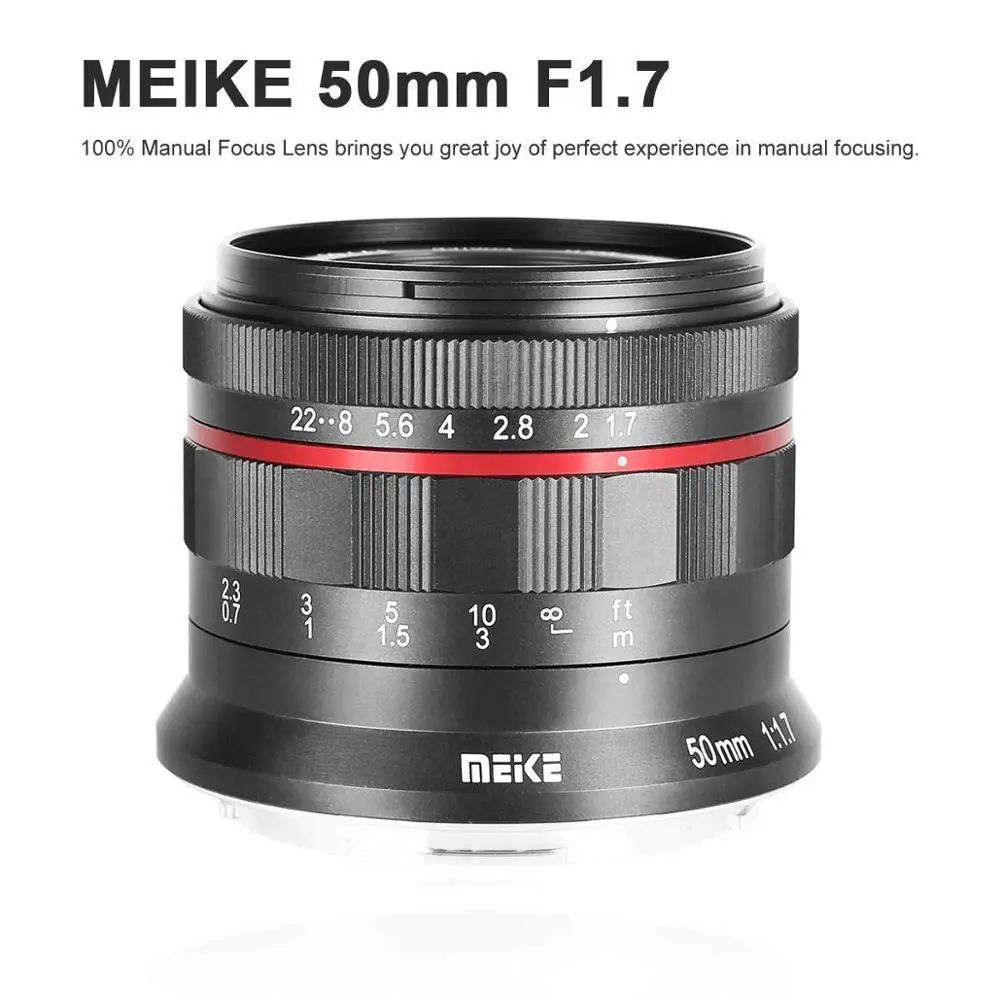 Meike 50mm f/1.7 Large Aperture Manual Focus Lens for Nikon Z-mount Mirrorless Cameras Nikon Z6 Z7 with Full Frame
Meike 50mm f/1.7 Large Aperture Manual Focus Lens for Nikon Z-mount Mirrorless Cameras Nikon Z6 Z7 with Full Frame