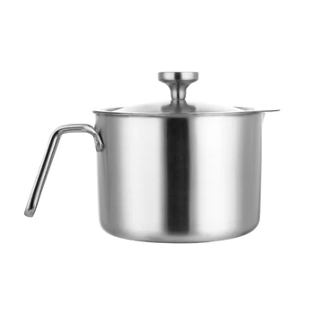 2L Stainless Steel Oil Strainer Pot Kettle Container with Filter Filtration Residue Household Oil Storage Tank Kitchen Tools
2L Stainless Steel Oil Strainer Pot Kettle Container with Filter Filtration Residue Household Oil Storage Tank Kitchen Tools