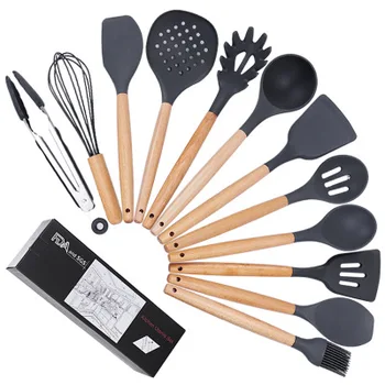 10Pcs Kitchen Utensil Set,Silicone Cooking Utensils, Kitchen Tools Spatula Set for Nonstick Cookware,Apartment Essentials Gifts
10Pcs Kitchen Utensil Set,Silicone Cooking Utensils, Kitchen Tools Spatula Set for Nonstick Cookware,Apartment Essentials Gifts