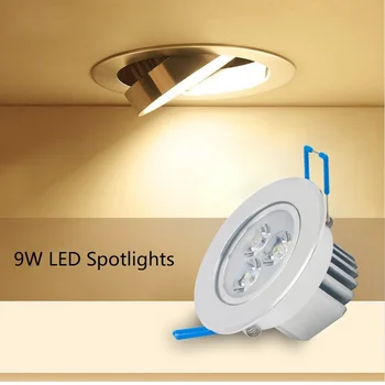 9W LED Spotlights Recessed AC 220V LED Ceiling Downlight Dimmable Led Downlight LED Spot Light Garden Light Focos Led Para Casa
9W LED Spotlights Recessed AC 220V LED Ceiling Downlight Dimmable Led Downlight LED Spot Light Garden Light Focos Led Para Casa