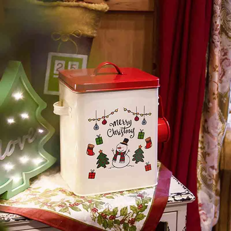 1Pcs Christmas Rice Storage Box Iron Debris Snacks Covered Washing Powder Bucket Washing Powder Box Powdered Rice Barrel Spoon H
1Pcs Christmas Rice Storage Box Iron Debris Snacks Covered Washing Powder Bucket Washing Powder Box Powdered Rice Barrel Spoon H