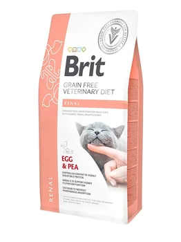 BRIT BRIT VETERINARY DIET CAT GRAIN FREE RENAL for adult cats with chronic renal failure
BRIT BRIT VETERINARY DIET CAT GRAIN FREE RENAL for adult cats with chronic renal failure