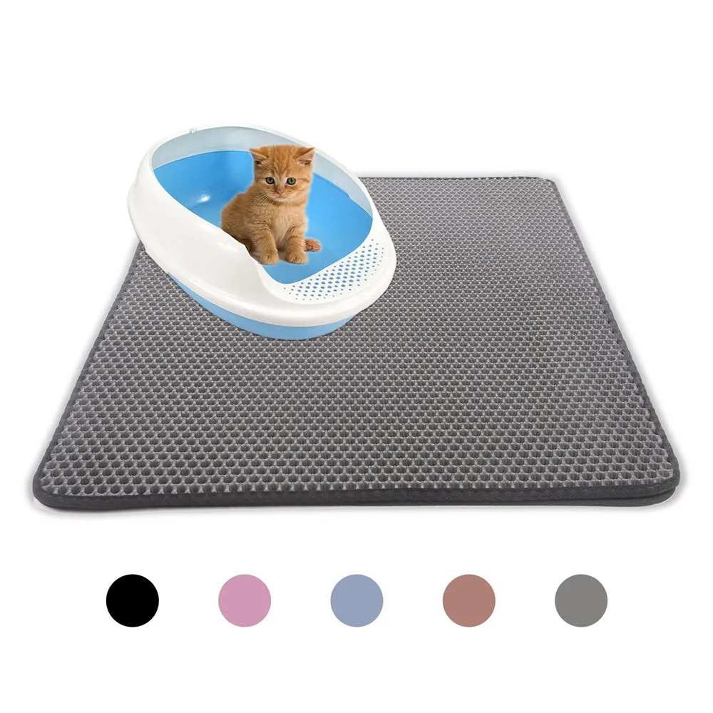 Waterproof Pet Cat Mat Litter Double Layer Trapping Dog Cat Litter Mat Kitten Toilet Mats Feeding Non-slip Litter Cat Floor Pad
Waterproof Pet Cat Mat Litter Double Layer Trapping Dog Cat Litter Mat Kitten Toilet Mats Feeding Non-slip Litter Cat Floor Pad
