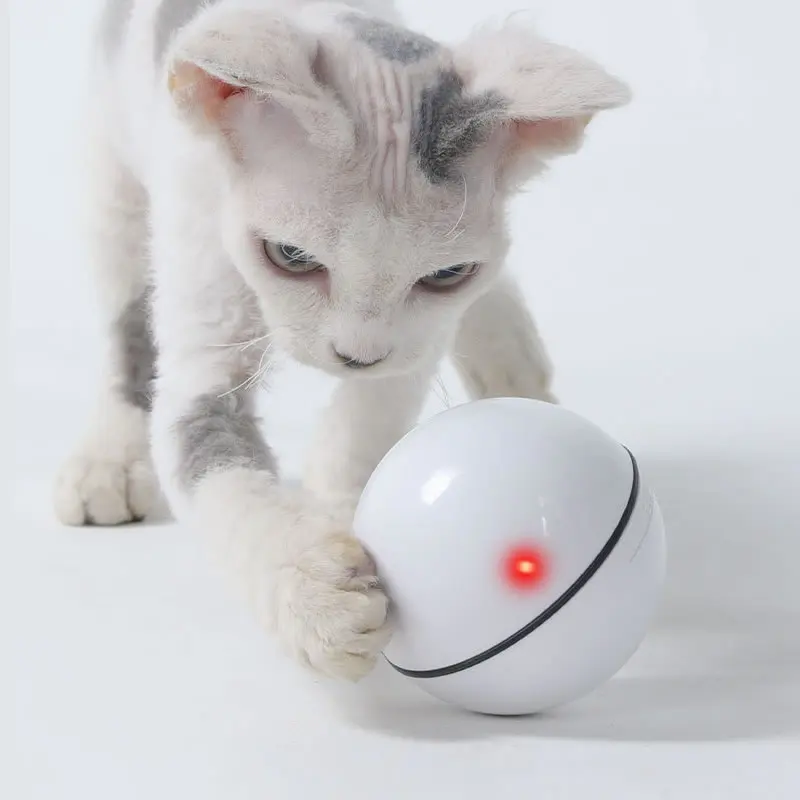 Interactive Cat Toy Ball Smart USB Rechargeable Led Light Self Rotating Ball Pets Playing Toys Motion Activated Pet Ball for Cat
Interactive Cat Toy Ball Smart USB Rechargeable Led Light Self Rotating Ball Pets Playing Toys Motion Activated Pet Ball for Cat