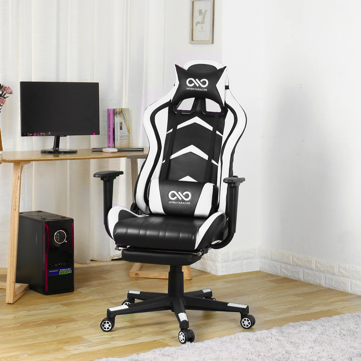 WCG Gaming Chair Computer Armchair Home Swivel Office Chair Lying Household Lifting Adjustable Desk Chair Racing Gamer Chair WCG Gaming Chair Computer Armchair Home Swivel Office Chair Lying Household Lifting Adjustable Desk Chair Racing Gamer Chair