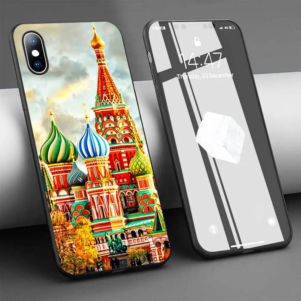 Мягкий силиконовый чехол Coque для iPhone 11 Pro Max X 5S 6 6S XR XS 7 8 Plus | Мобильные телефоны и