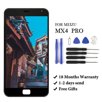 18 month Warranty + 5.5 inch For Meizu MX4 Pro LCD Display Touch Screen Digitizer LCD with free tools
18 month Warranty + 5.5 inch For Meizu MX4 Pro LCD Display Touch Screen Digitizer LCD with free tools