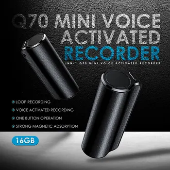 Q70 Voice Recorder Kit Mini Activated Recording Dictaphone Audio Sound Digital Professional Recorder 1000hours Micro Flash Drive
Q70 Voice Recorder Kit Mini Activated Recording Dictaphone Audio Sound Digital Professional Recorder 1000hours Micro Flash Drive