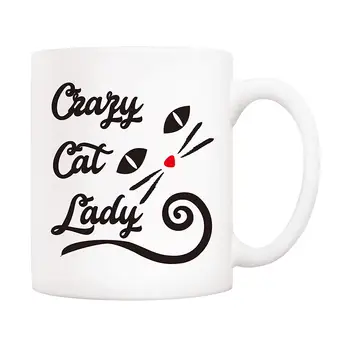 Christmas Gifts Funny Coffee Mug Crazy Cat Lady 11Oz Novelty Ceramic Cup 
Christmas Gifts Funny Coffee Mug Crazy Cat Lady 11Oz Novelty Ceramic Cup
